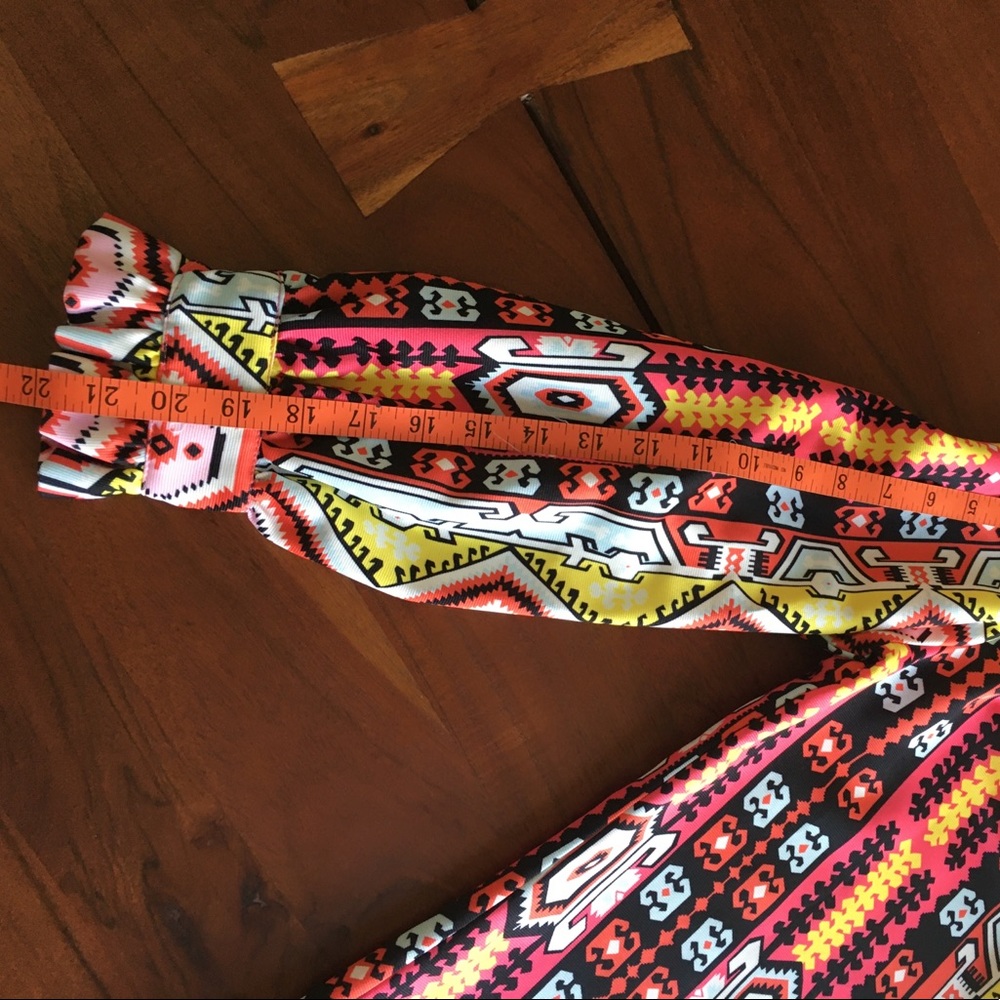 CK Bradley Kilim print ruffle neck blouse S - Picture 7 of 9